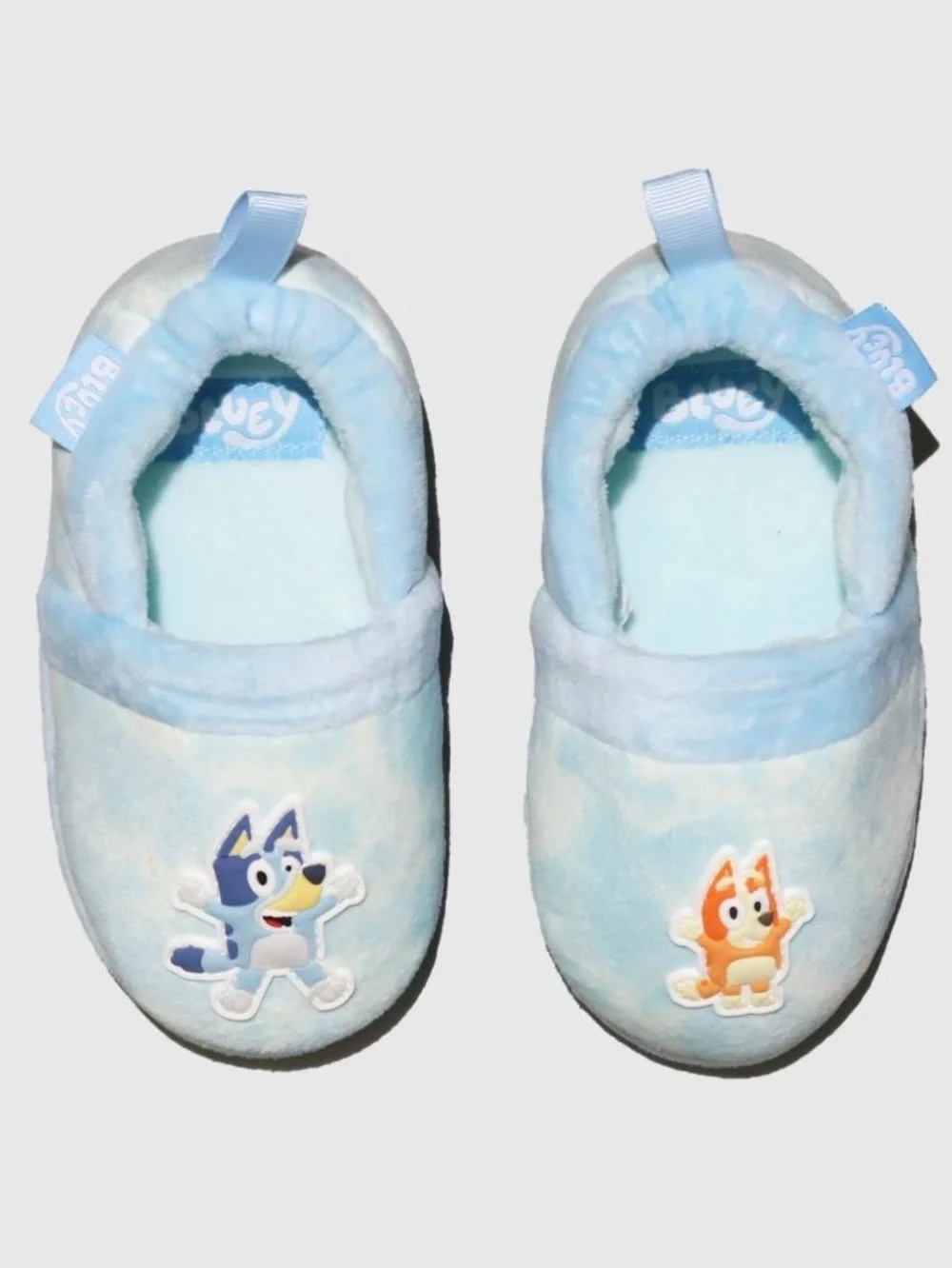 Toddler Bluey Cloud Slippers - Blue - sz XL 11/12 - new